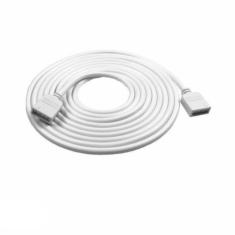 1-10M White LED RGB Light Strip Extension Cord Cable Lead Connector 4 Pin - 10M