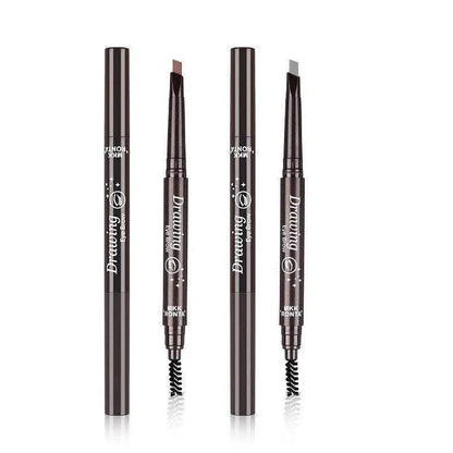 Waterproof Eyebrow Pencil Eye Brow Eyeliner Pen With Brush Makeup Cosmetic Tool - Light Coffee