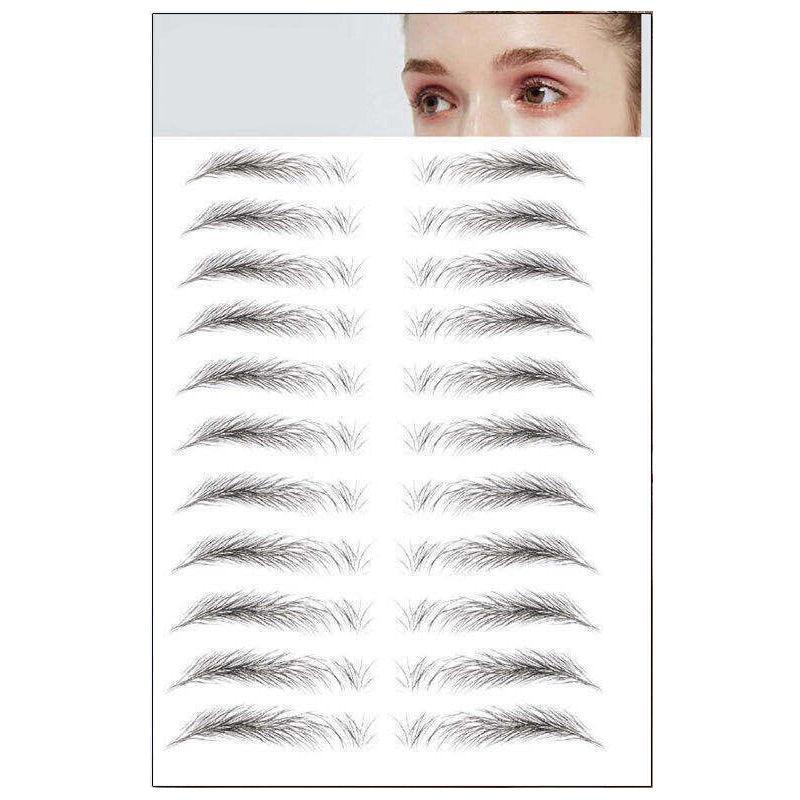 3D Waterproof Eyebrow Tattoo Sticker Hair-Like Natural Brows for Sparse Eyebrows - E09