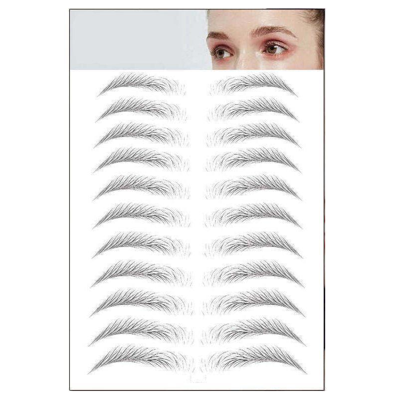 3D Waterproof Eyebrow Tattoo Sticker Hair-Like Natural Brows for Sparse Eyebrows - E09