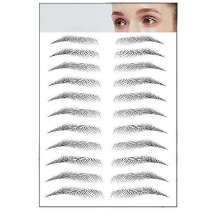 3D Waterproof Eyebrow Tattoo Sticker Hair-Like Natural Brows for Sparse Eyebrows - E11