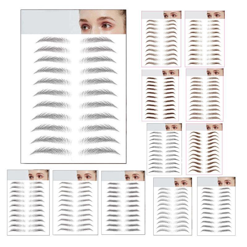 3D Waterproof Eyebrow Tattoo Sticker Hair-Like Natural Brows for Sparse Eyebrows - E13
