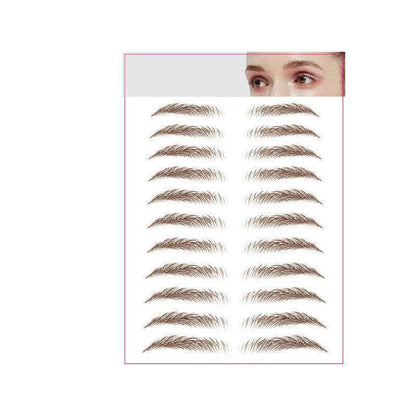 3D Waterproof Eyebrow Tattoo Sticker Hair-Like Natural Brows for Sparse Eyebrows - E14