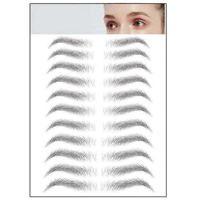 3D Waterproof Eyebrow Tattoo Sticker Hair-Like Natural Brows for Sparse Eyebrows - JY09