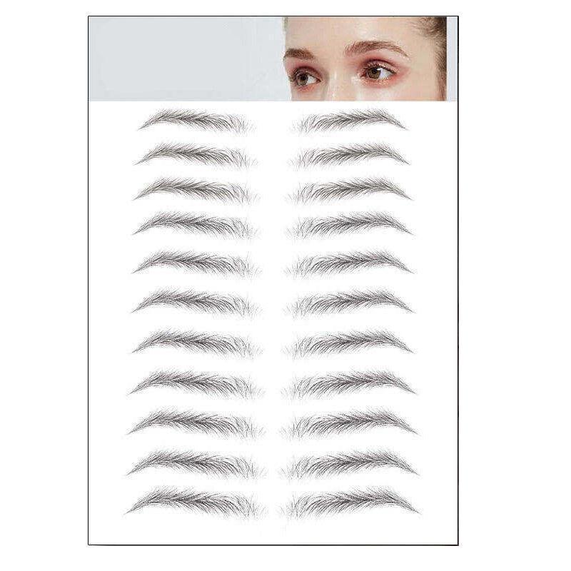 3D Waterproof Eyebrow Tattoo Sticker Hair-Like Natural Brows for Sparse Eyebrows - JY10