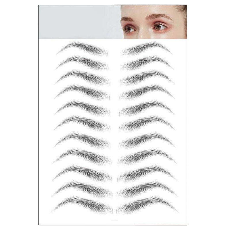 3D Waterproof Eyebrow Tattoo Sticker Hair-Like Natural Brows for Sparse Eyebrows - JY14