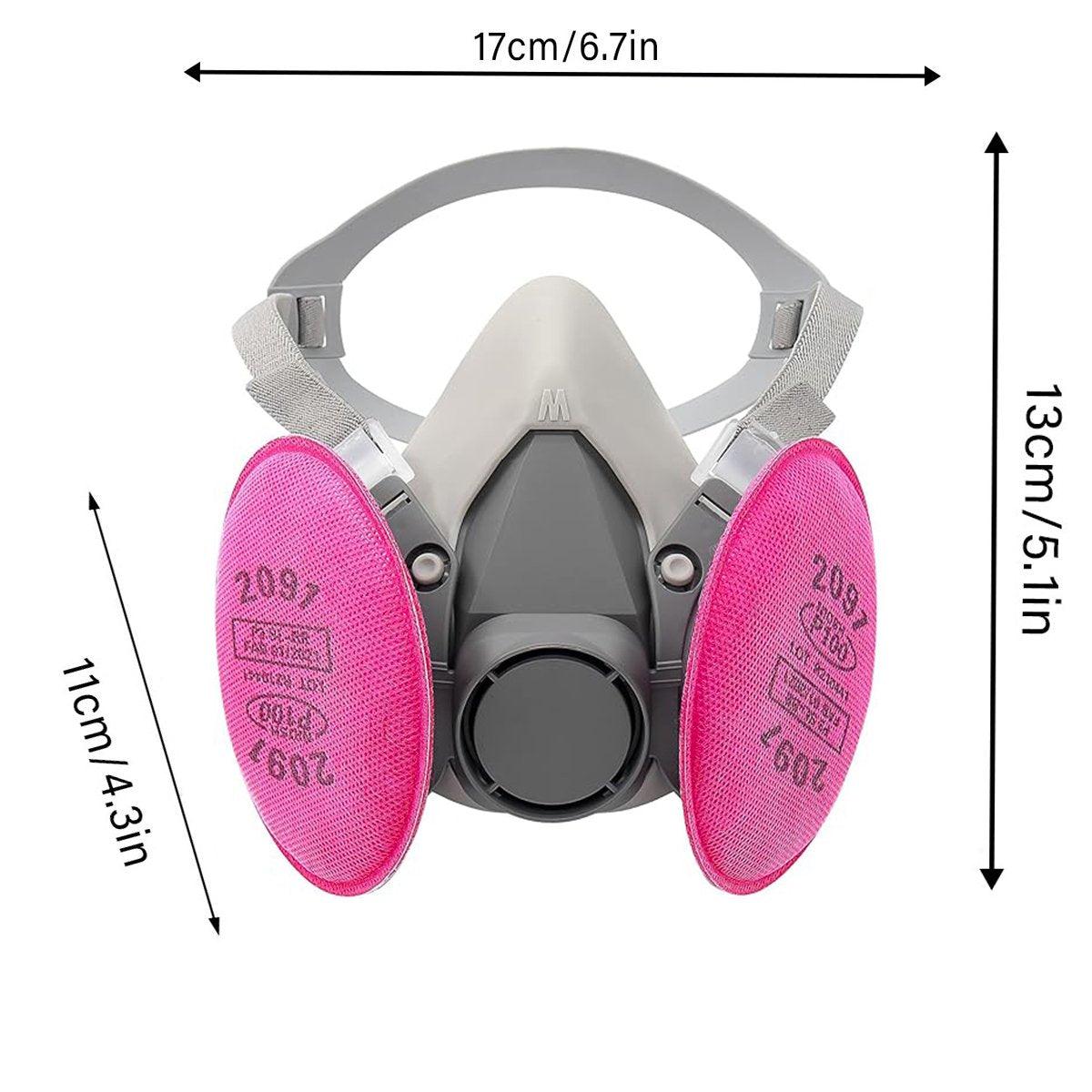 Protective Half Mask for Painting Pesticide Dustproof Decoration Safety Gear