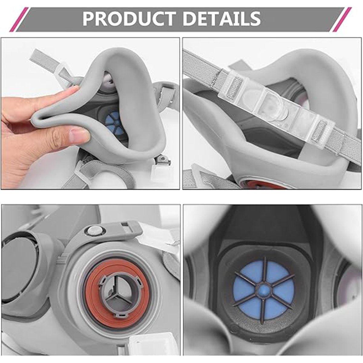 Protective Half Mask for Painting Pesticide Dustproof Decoration Safety Gear