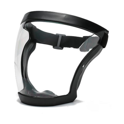 Super Protective Mask Anti-Fog Full Face Shield All-Inclusive For Men and Women - Black-2PC