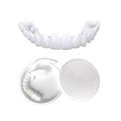 Snap On Bottom /Upper Lower False Teeth Dental Veneers Dentures Fake Tooth Smile - Lower Teeth