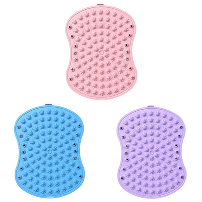 Soft Silicone Foot Massage Mat for Daily Comfort and Pressure Relief - Blue