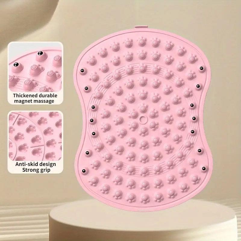 Soft Silicone Foot Massage Mat for Daily Comfort and Pressure Relief - Blue