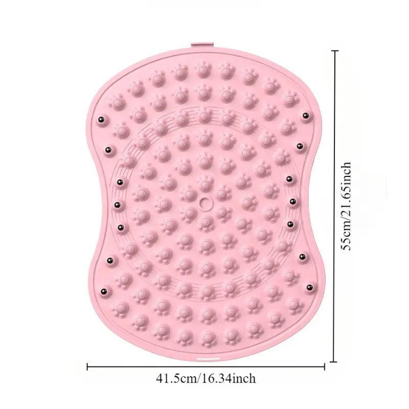 Soft Silicone Foot Massage Mat for Daily Comfort and Pressure Relief - Pink