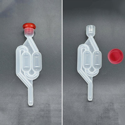 2Pcs Fermenter Airlock S Bubble Type Air Lock Home Brew Beer Wine