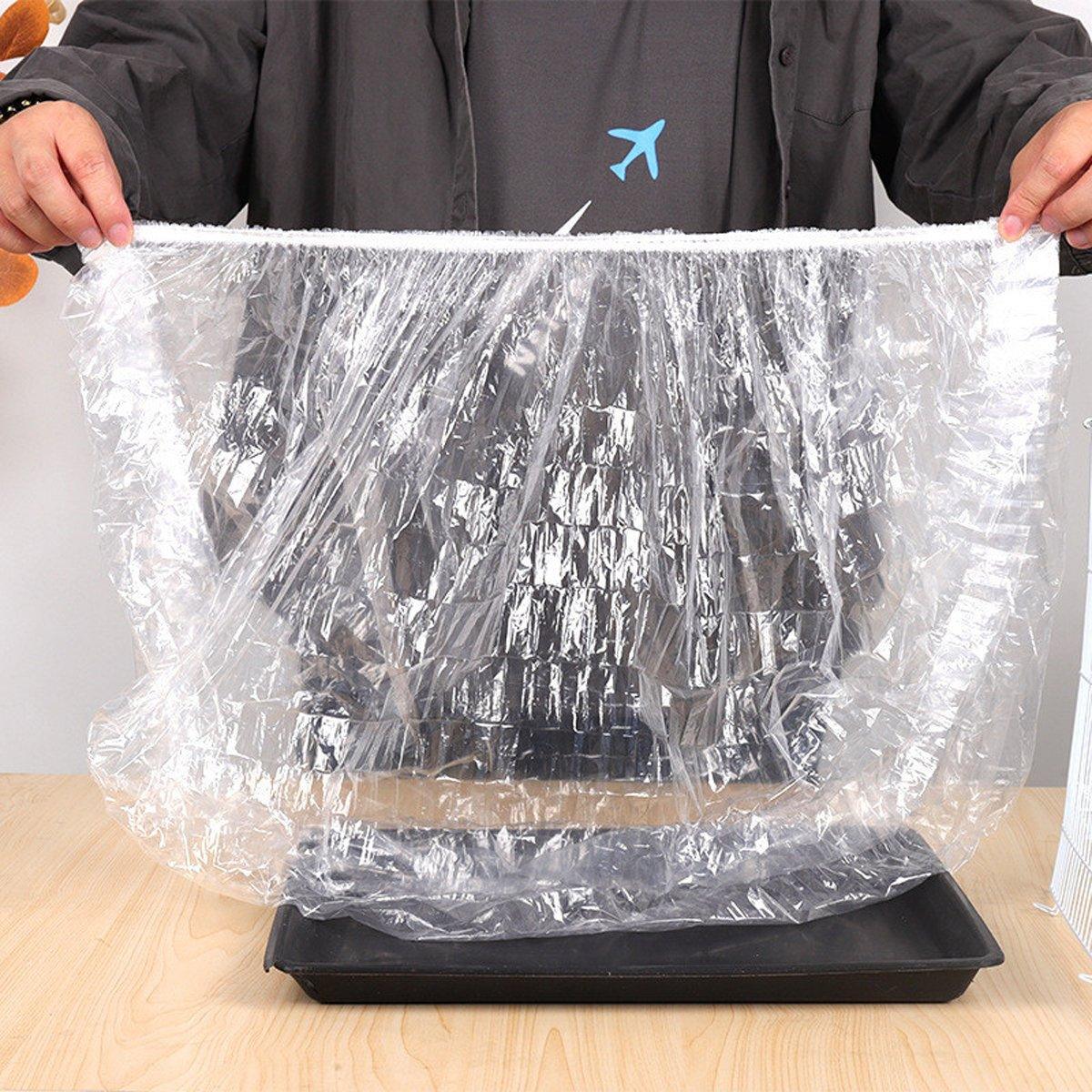 50Pcs Rabbit Cage Liners Disposable Plastic Mat Films Hamster Cage Cleaning Pad - S-50PCS