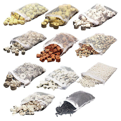 500g Fish Tank Water Filter Media Aquarium Filtration Material Sponge Pad - Activated Carbon