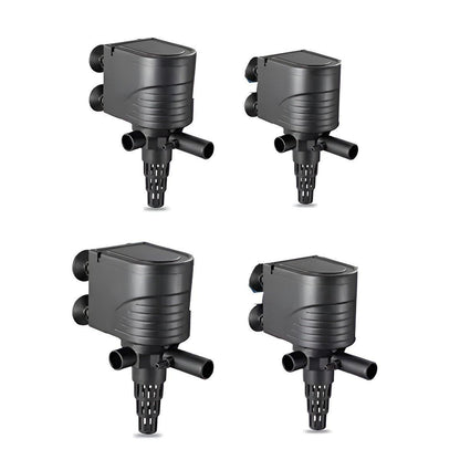3in1 Mini Aquarium Fish Tank Filter Submersible Water Purifier Oxygen Pump - QL-350 (20W 1400L/H)