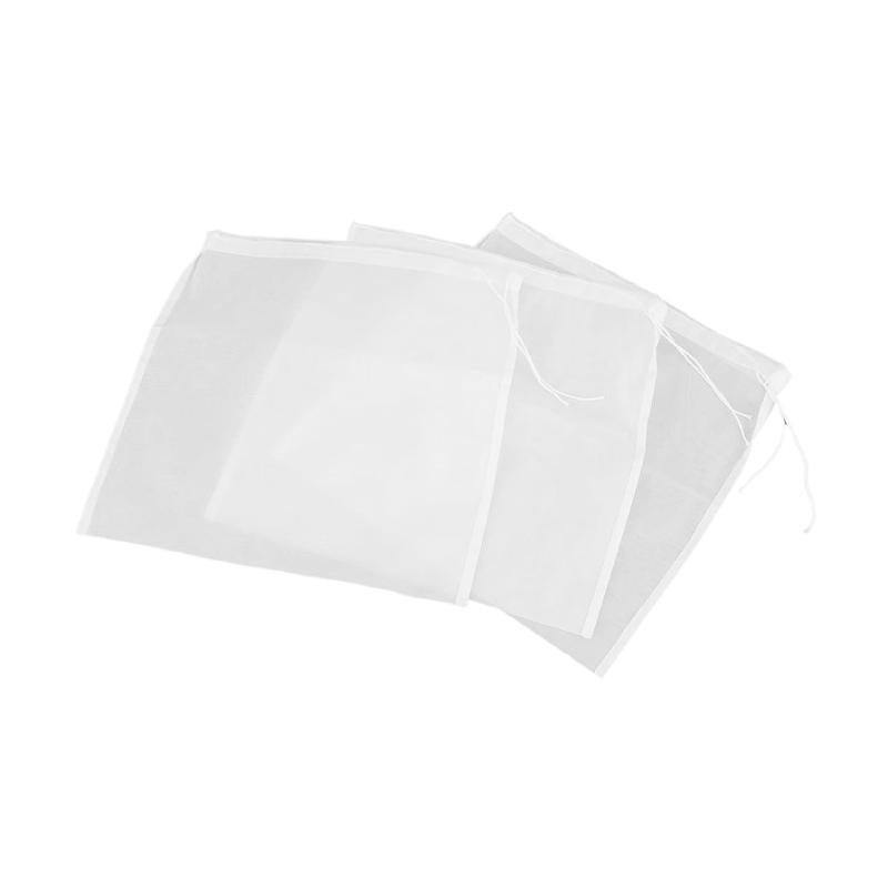 Micron Reusable Nylon Fine Mesh Food Strainer Filter Bag for Nut Milk Coffee - 30 X 20 CM
