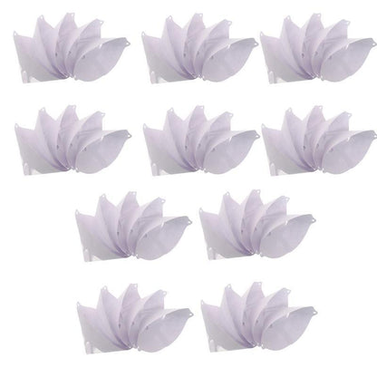 Up to 100PCS Micron Paint Paper Strainers Sieve Filter Nylon Mesh Net Funnel - 10PCS