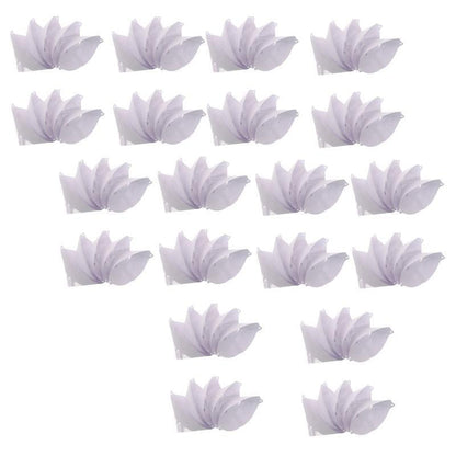 Up to 100PCS Micron Paint Paper Strainers Sieve Filter Nylon Mesh Net Funnel - 10PCS