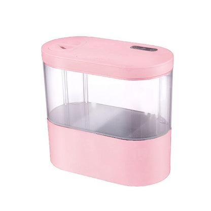 Mini Self-Circulating Desktop Fish Tank Eco-Friendly Creative Aquarium for Home - Black