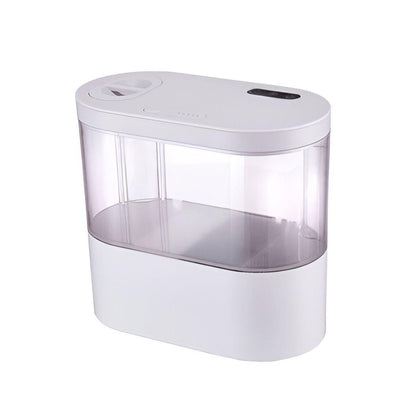 Mini Self-Circulating Desktop Fish Tank Eco-Friendly Creative Aquarium for Home - Black