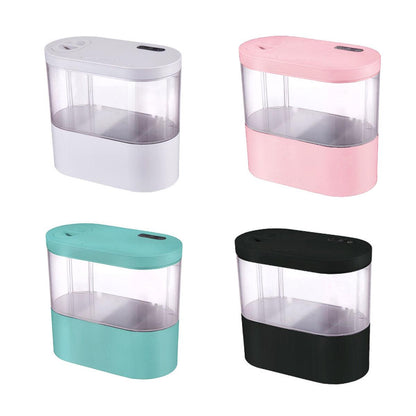 Mini Self-Circulating Desktop Fish Tank Eco-Friendly Creative Aquarium for Home - Blue