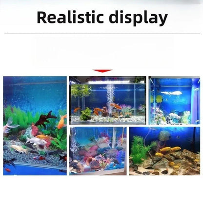 Aquarium Background Fish Tank Wallpaper Double Sided Decoration Sticker Paper - H-50cmx102cm