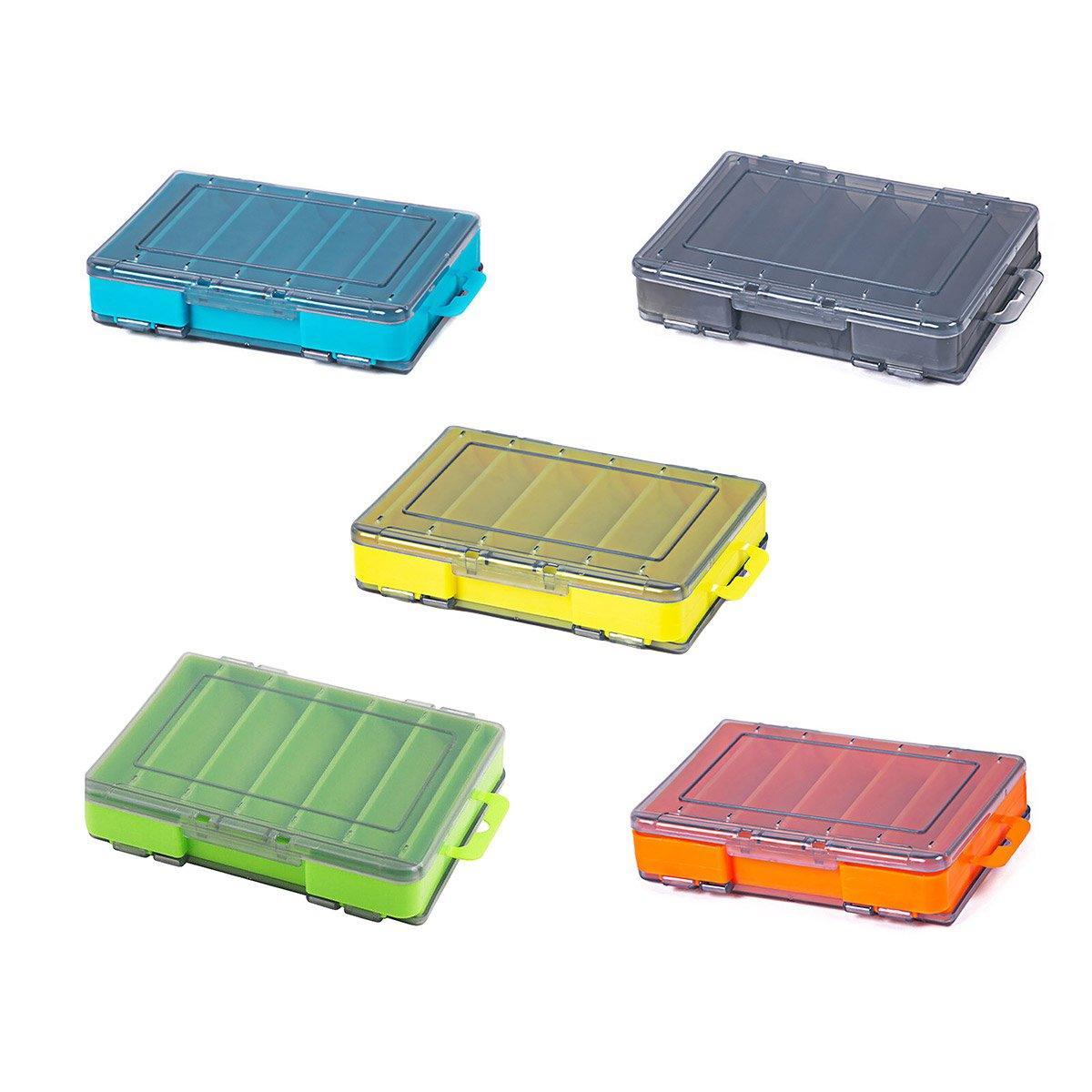 Multifunctional Fishing Bait Storage Box Accessories Gear Organizer Tool Box - Green-S
