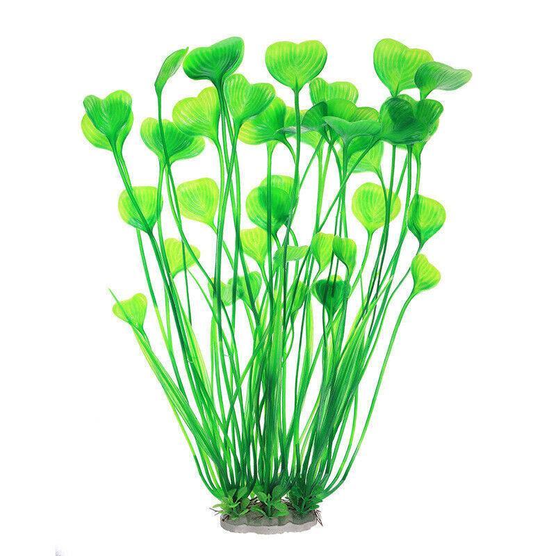 Aquarium 40Cm Artificial Simulation Water Plants Fish Tank Plant Grass Decor Au - Red