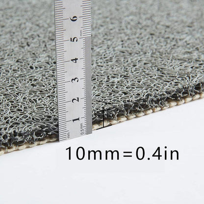 Waterproof Non-Slip Bathroom Shower Mat Anti-Slip Rug Toilet Floor Mat Washable - White-43*75cm