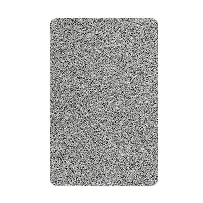 Waterproof Non-Slip Bathroom Shower Mat Anti-Slip Rug Toilet Floor Mat Washable - White-43*75cm