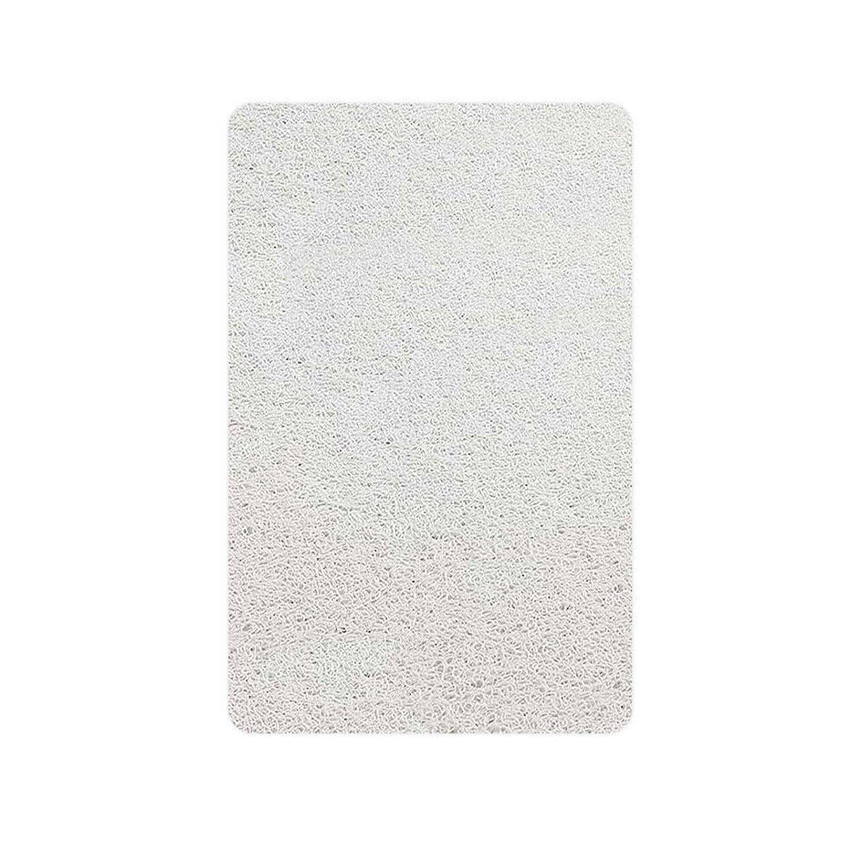 Waterproof Non-Slip Bathroom Shower Mat Anti-Slip Rug Toilet Floor Mat Washable - White-60*80cm