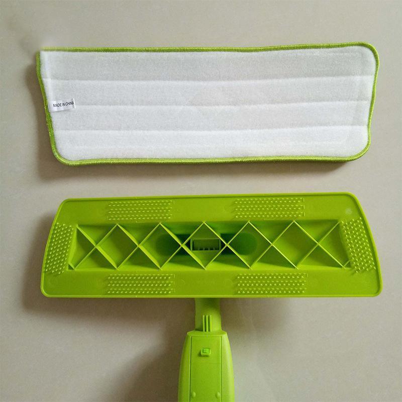 Replacement Microfiber Flat Mop Head Refill Floor Cleaning Pads Absorbent Cloths - Grey