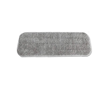Replacement Microfiber Flat Mop Head Refill Floor Cleaning Pads Absorbent Cloths - Grey