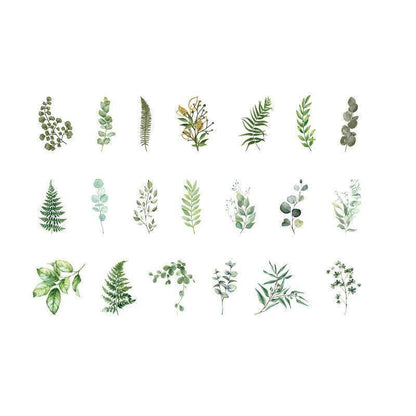 Scrapbooking Flower Stickers Pet Transparent Sticker - D