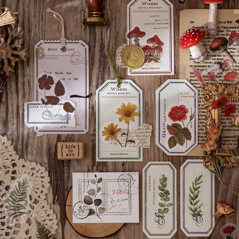 Scrapbooking Flower Stickers Pet Transparent Sticker - G