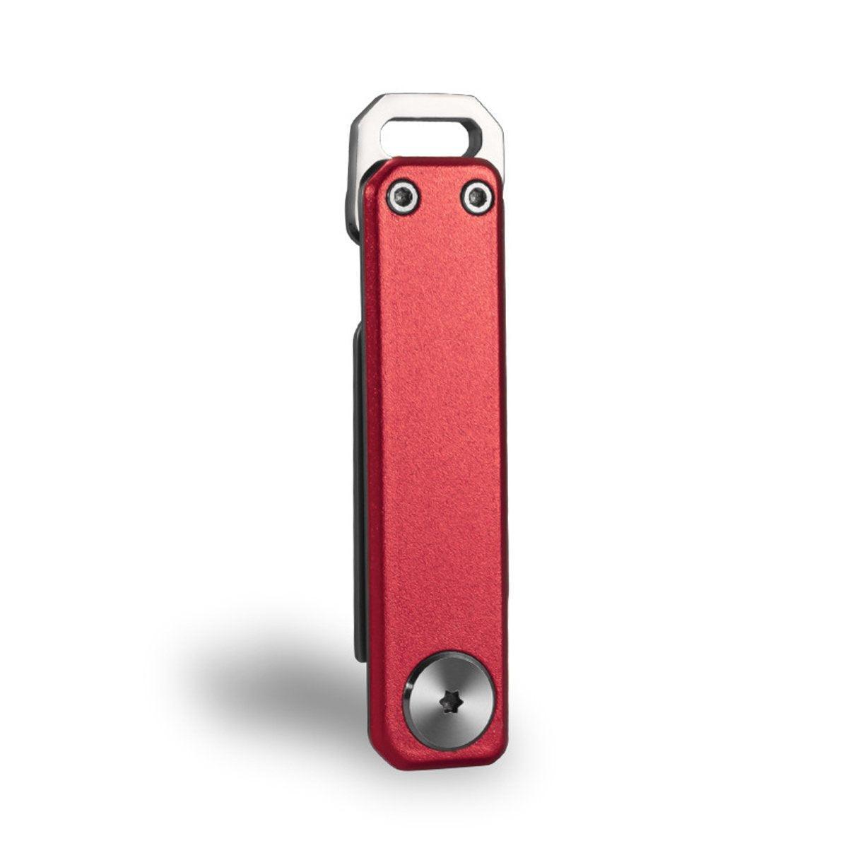 Multifunctional Folding Knife Case Opener Portable Bottle Opener EDC Tool Kit - Red