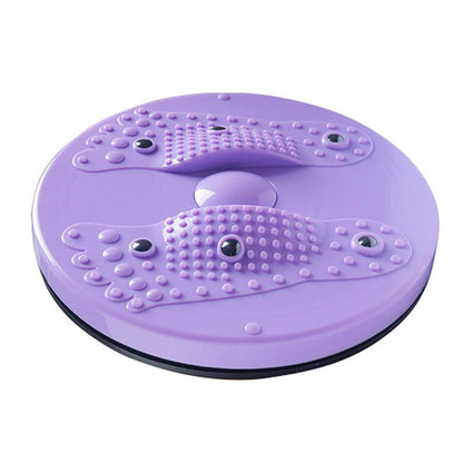 Waist Twisting Disc Abdominal Exercise Board for Home Gym and Yoga Fitness Training - Pink