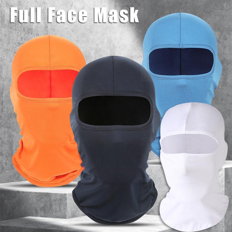 Balaclava Face Mask Uv Protection For Men Women Ski Motorcycle Running Riding - White