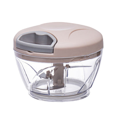 500ml Manual Meat Mincer Garlic Chopper Rotate Garlic Press Crusher Vegetabl - Green