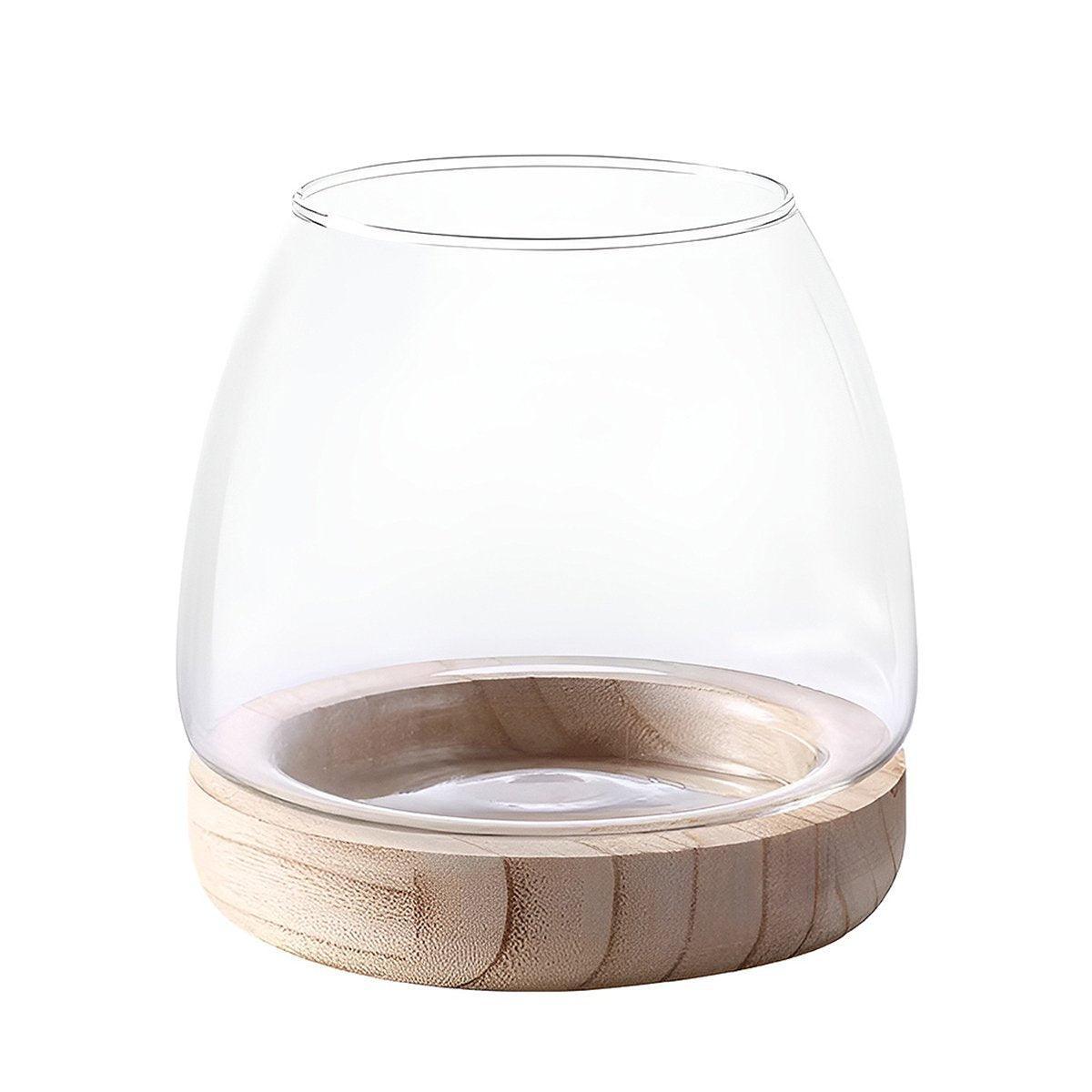 Japanese Style Small Glass Vases Fish Tank for Elegant Home Decor - L