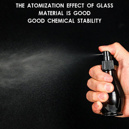 30-100Ml Amber Glass Essential Oil Spray Roller Bottles Mist Sprayer Containers - 100 ML 5PCS