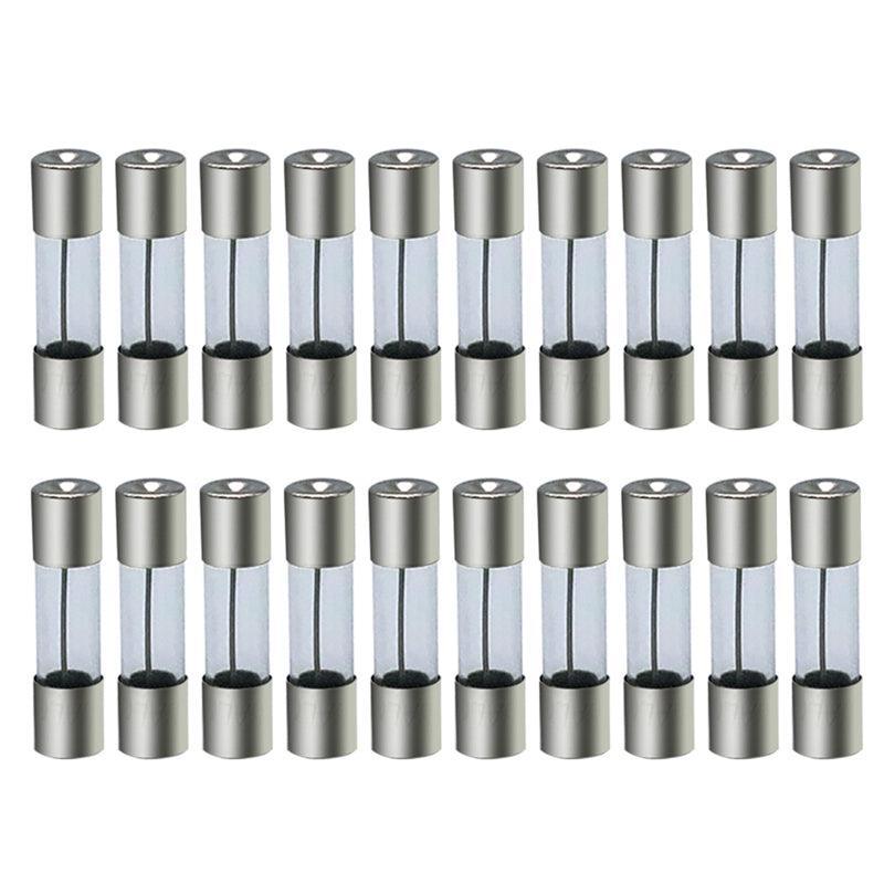 20Pcs M205 Glass Fuse 5Mm X 20Mm Slow Blow 250V / Select From 0.5A To 10A  Amp - 20PCS F2A