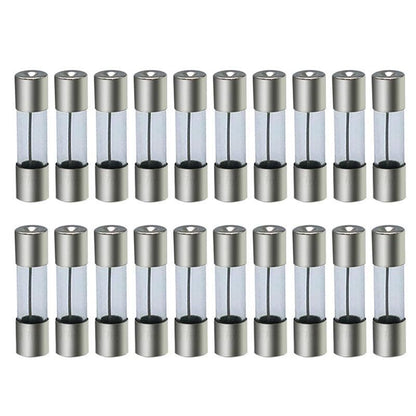 20Pcs M205 Glass Fuse 5Mm X 20Mm Slow Blow 250V / Select From 0.5A To 10A  Amp - 20PCS F3A