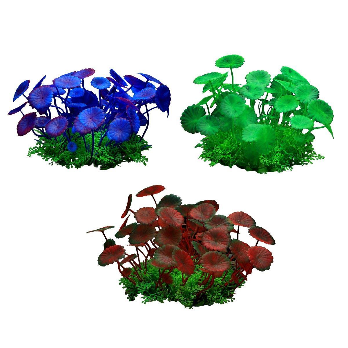 Artificial Water Grass Fish Tank Decoration Aquarium Landscape Simulation Plants - 03-3PCS