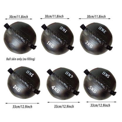 Non-Elastic Soft Squat Wall Ball for Solid Gravity and Balance Training Workouts - 3kg
