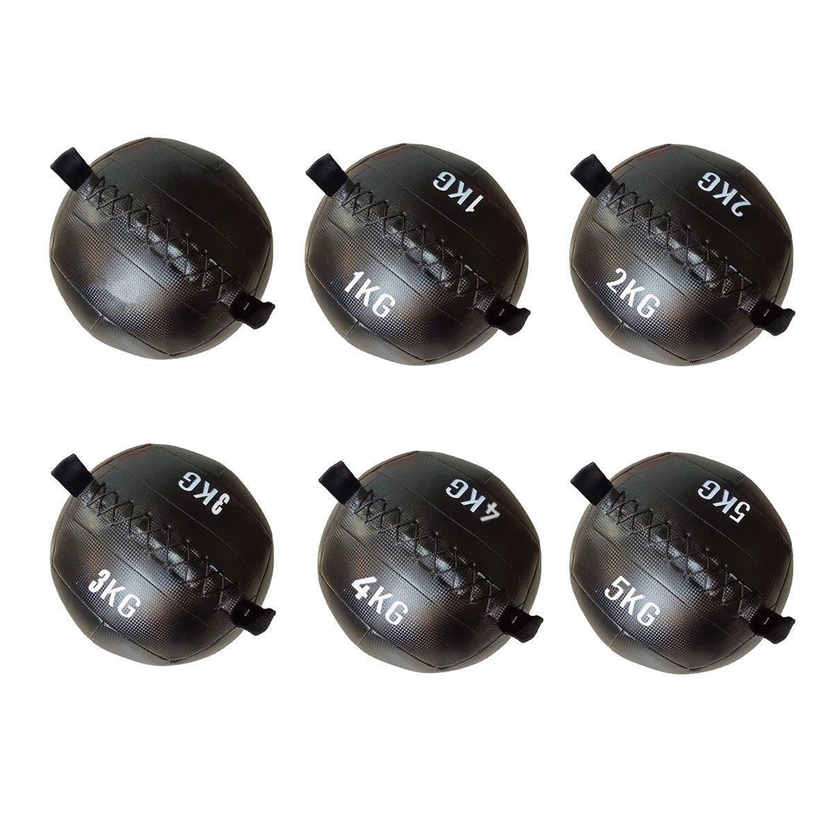 Non-Elastic Soft Squat Wall Ball for Solid Gravity and Balance Training Workouts - 4kg