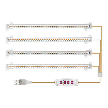 Led Grow Light Tube Strip Full Spectrum Lamp For Indoor Plant Flower Veg Growing