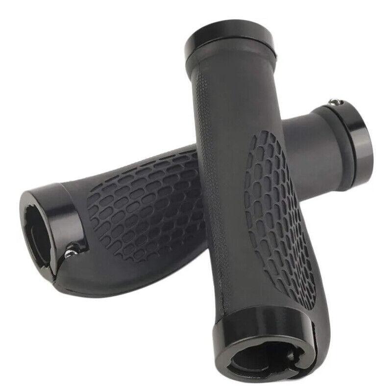 Cycling Lock-On Mtb Ergonomic  Mountain Bike  Rubber  Grips Bicycle Handlebar Au - Red